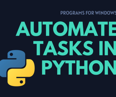 Automating Tasks with Python